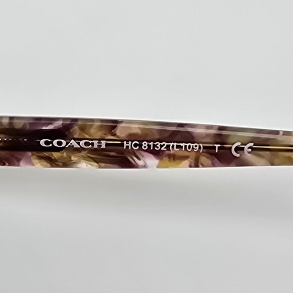Coach HC8132 L109 528713 Confetti Brown Frame Brown Gradient Lens Sunglasses